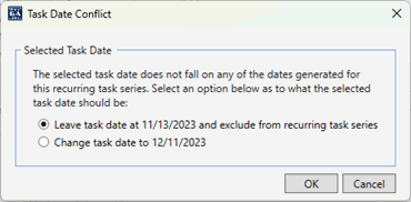 Task Date Update VisualGA